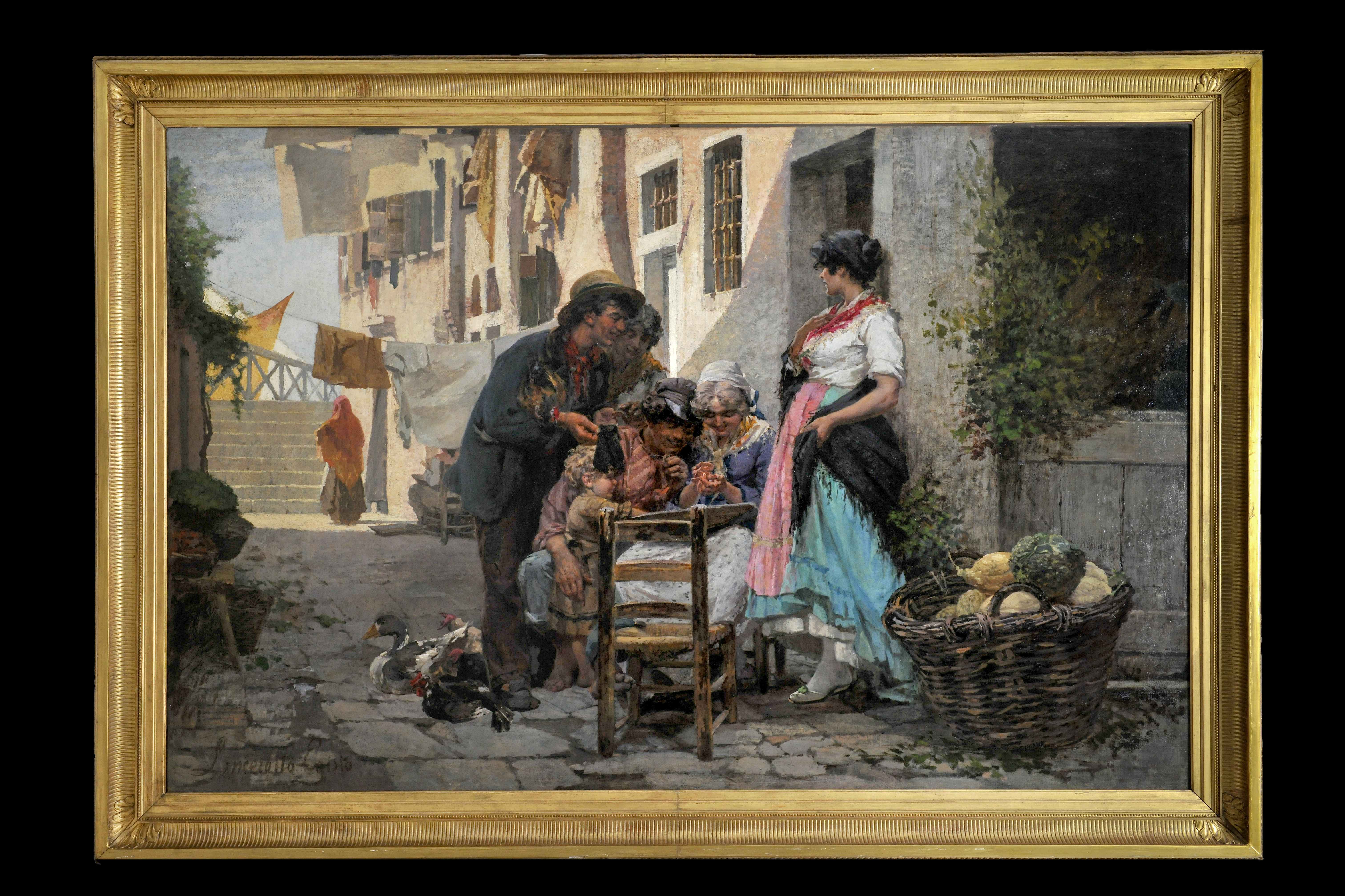 PARTITA DELLA TOMBOLA LANCEROTTO EGISTO ( 1847 - 1916 )